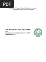 DS Lab 1 - Arrays (Static, Dynamic and Multi-Dimensional)