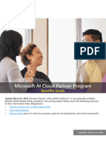 Microsoft AI Cloud Partner Program Benefits Guide