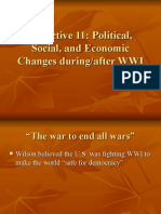 Unit 6 Objective 11 - Changes During and After WWI