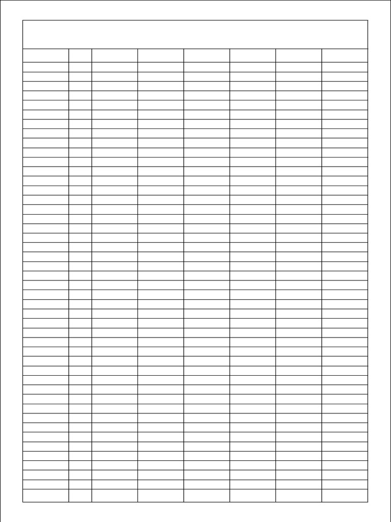 Long Table | PDF