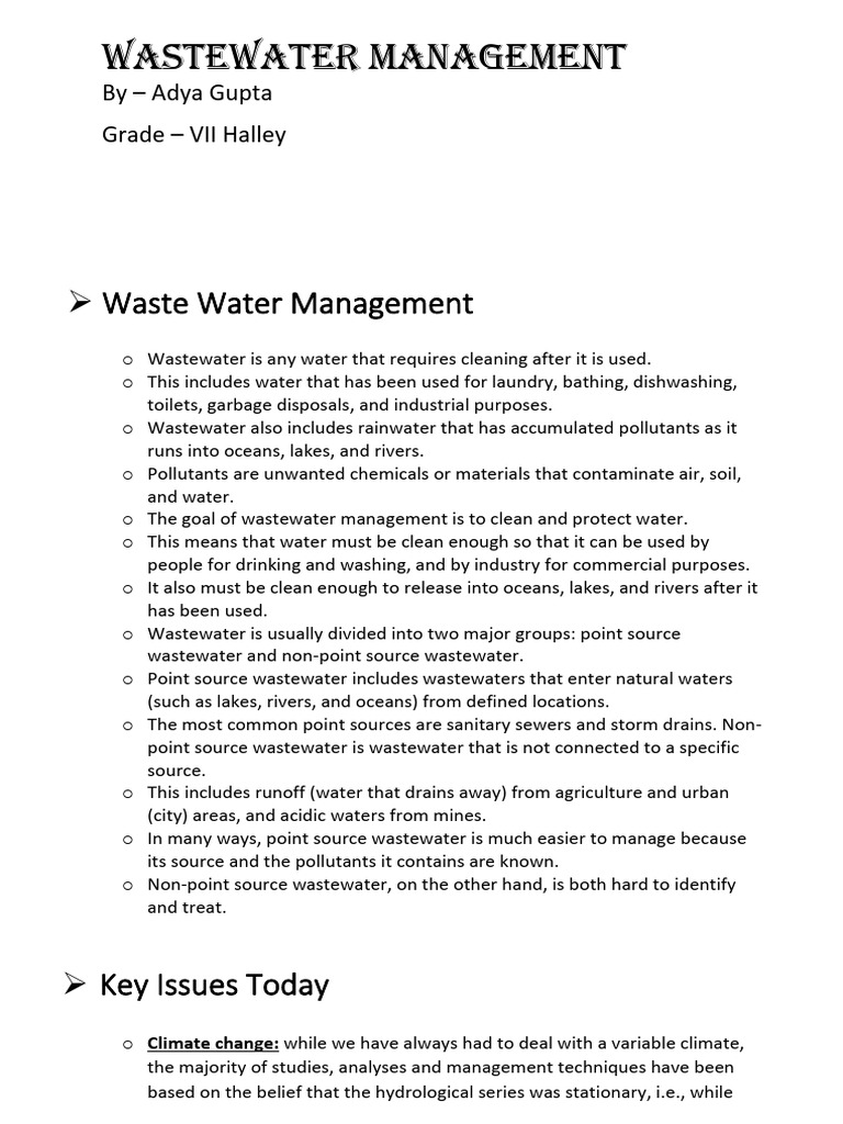 Wastewater Management in Urban India | PDF | Water | Mumbai