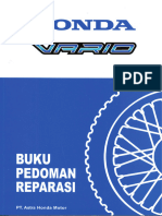 Honda Vario 110 Buku Panduan Reparasi Service Manual 3 PDF Free