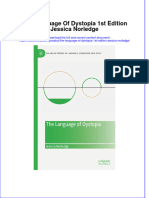 Ebook The Language of Dystopia 1St Edition Jessica Norledge Online PDF All Chapter