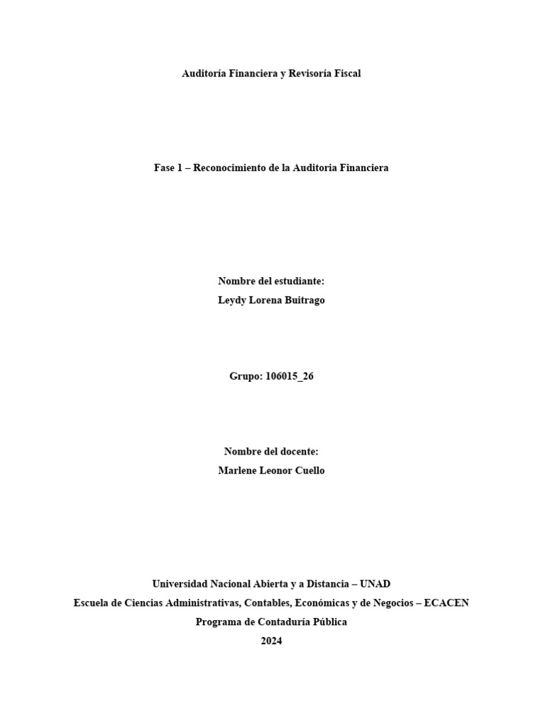 Etapas y Normas de Auditoría Financiera | PDF | Auditoría