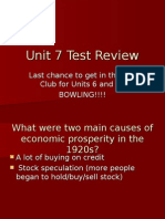 Unit 7 Test Review