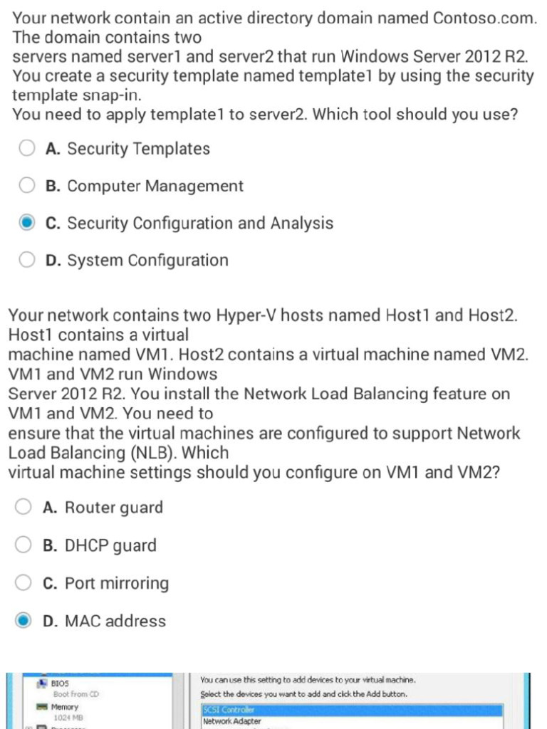 70-410 Exam | PDF