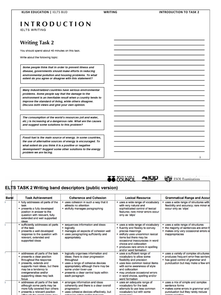 IELTS Writing Task 2 Guide | PDF | Waste | Energy Development
