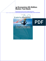 Full Exploring Economics 6Th Edition Sexton Test Bank Online PDF All Chapter