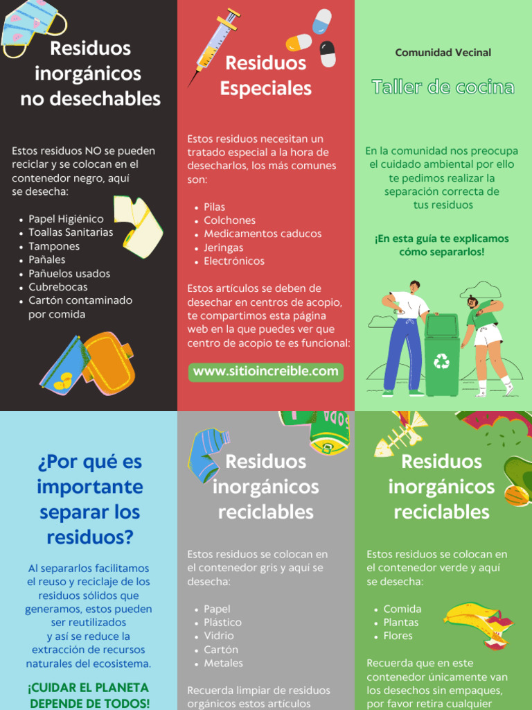 Guía para la Separación de Residuos | PDF | Residuos | Reciclaje