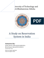 A Study On Reservation System in India