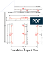 Foundation Layout Plan: C1 C2 C1 C2