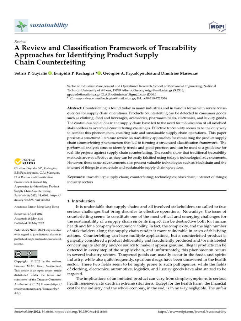 A Review and Classification Framework of Traceability Approaches For ...