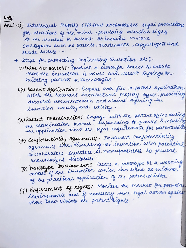 Intellectual Property Protection Steps | PDF