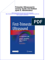 Full Ebook of First Trimester Ultrasound A Comprehensive Guide 2Nd Edition Jacques S Abramowicz Online PDF All Chapter