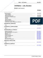 (FORD) Manual de Taller Motor Ford Ecosport 2005