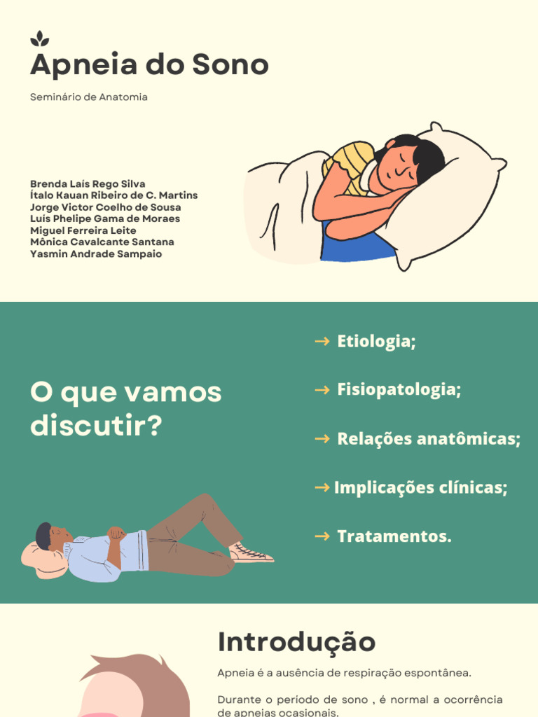 Apneia do Sono: Causas e Tratamentos | PDF | Apneia do sono | Medicina ...