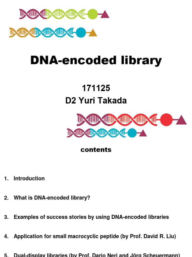 DNA-encoded library by | PDF | Physical Sciences | Biology
