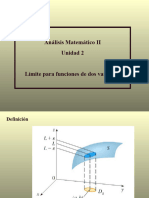 Limite funciones de dos variables