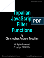 Topalian JavaScript Filter Functions by Christopher Topalian