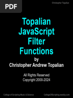 Topalian JavaScript Filter Functions by Christopher Topalian