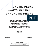 9.4 - Manual de Peças - MB-250-01P-I