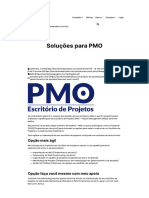 Soluções para PMO - Escritório de Projetos