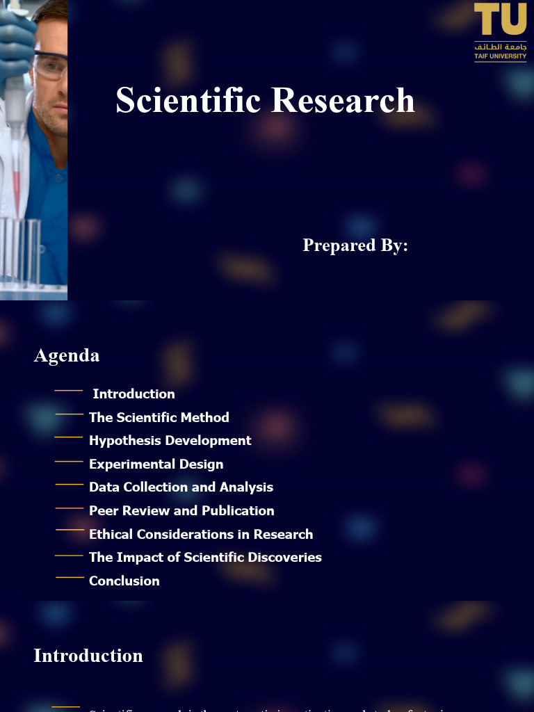 Introduction-to-Scientific-Research | PDF | Scientific Method | Experiment
