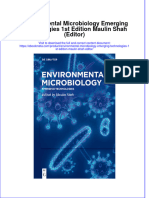 Full Ebook of Environmental Microbiology Emerging Technologies 1St Edition Maulin Shah Editor Online PDF All Chapter