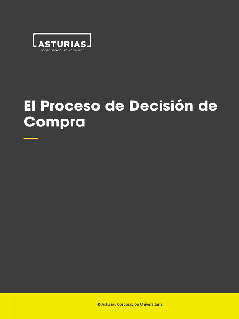 El proceso de decision de compra tema 1 | PDF | Los consumidores | Memoria