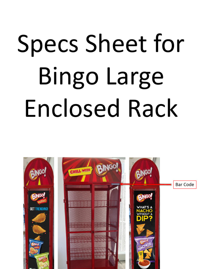 Bingo Large Enclosed Rack- Honeycomb | PDF | Pipe (Fluid Conveyance)