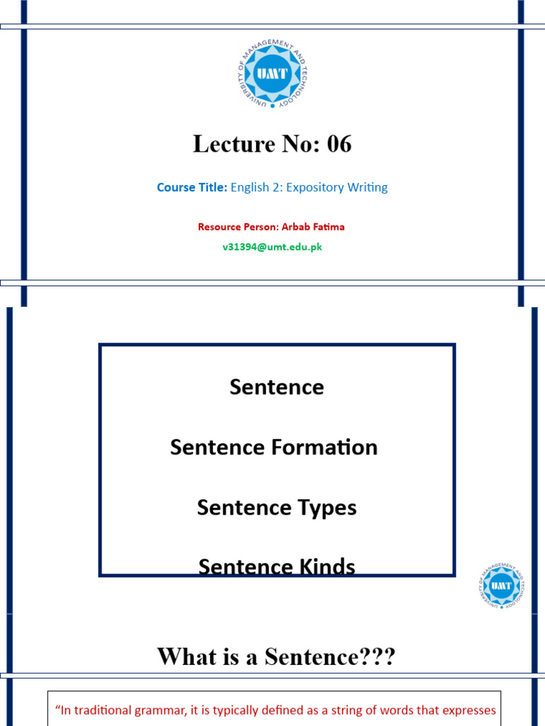 Sentence And Its Types Pdf Free Download