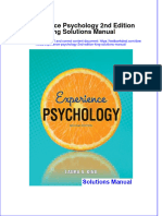 Full Experience Psychology 2Nd Edition King Solutions Manual Online PDF All Chapter