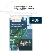 Full Ebook of Environmental Science and Sustainability 1St Edition Daniel J Sherman Online PDF All Chapter