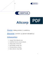 Evidencia 4 - Operaciones y Logística (Alicorp)