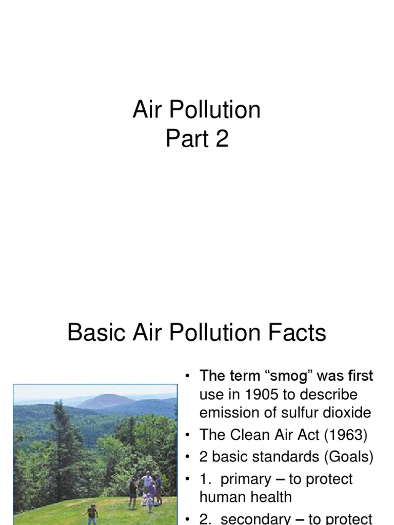 Essential Air Pollution Facts and Solutions | PDF | Smog | Air Pollution