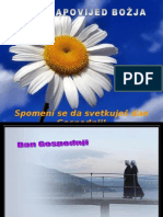 Spomeni Seda Svetkuje Dan Gospodnji