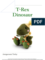 T-Rex Dinosaur Crochet Pattern