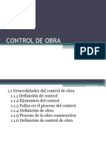 Control de Obra