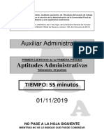 01 - Aptitudes Administrativas - Modelo A