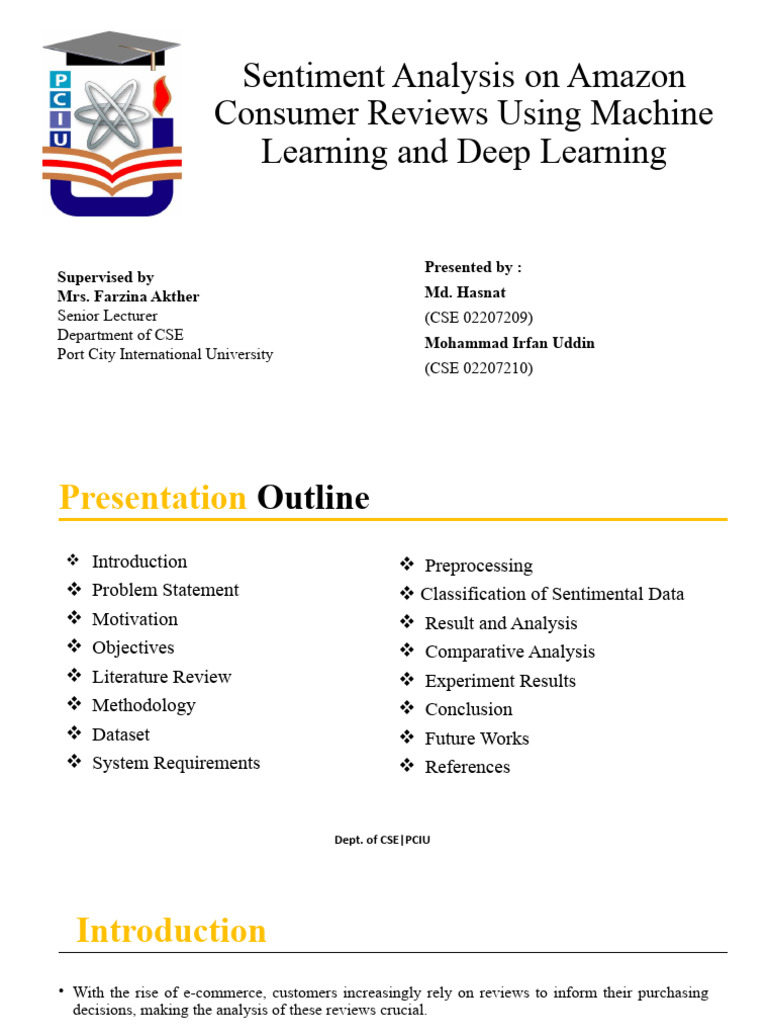 Amazon Review Sentiment Analysis Techniques | PDF | Machine Learning ...