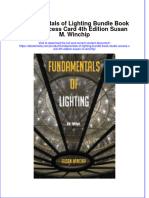 Download full ebook of Fundamentals Of Lighting Bundle Book Studio Access Card 4Th Edition Susan M Winchip online pdf all chapter docx 