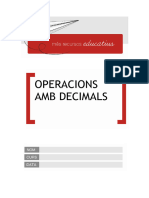 Operacions Amb Decimals