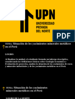 Situación de los yacimientos minerales metálicos en el Perú (1)