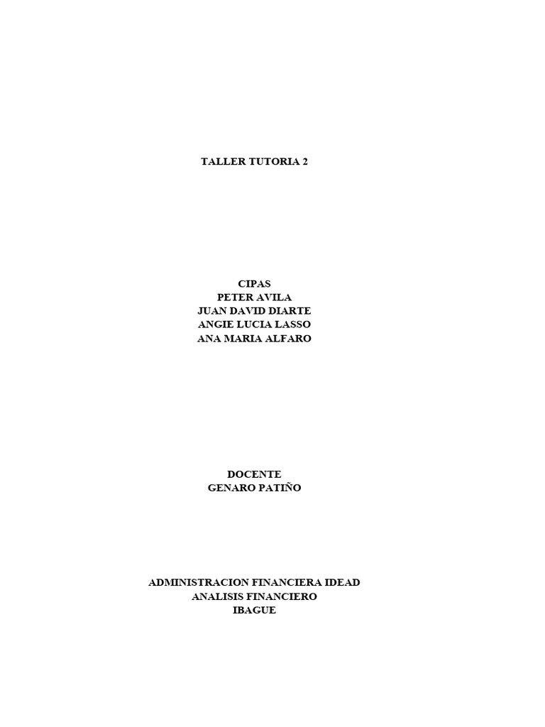 Taller Pdf Dinero Economias