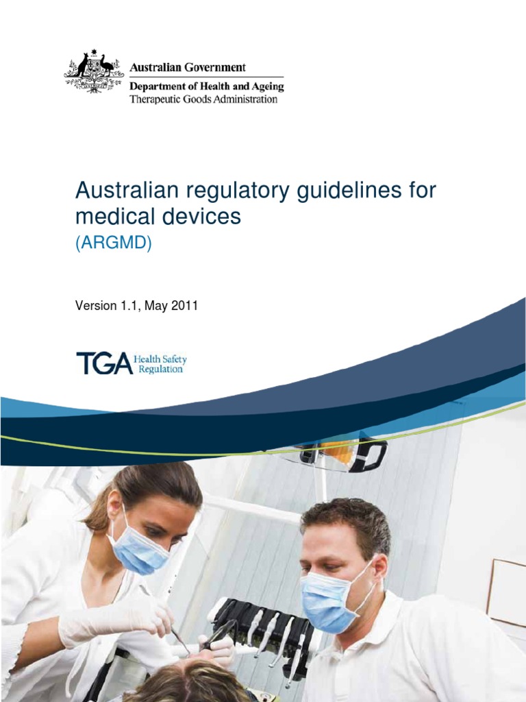 AUSTRALIAN REGULATORY GUIDELINES FOR MEDICAL DEVICES visual data 2