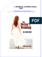 Ebook The Rector S Wedding 1St Edition Elena Graf Online PDF All Chapter