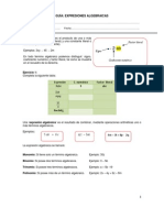 Expresiones Algebraicas