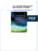 Full Foundations in Strategic Management 6Th Edition Harrison Test Bank Online PDF All Chapter