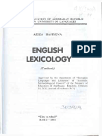 Aziza Haciyeva "English Lexicology"