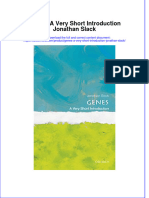 Full Ebook of Genes A Very Short Introduction Jonathan Slack Online PDF All Chapter
